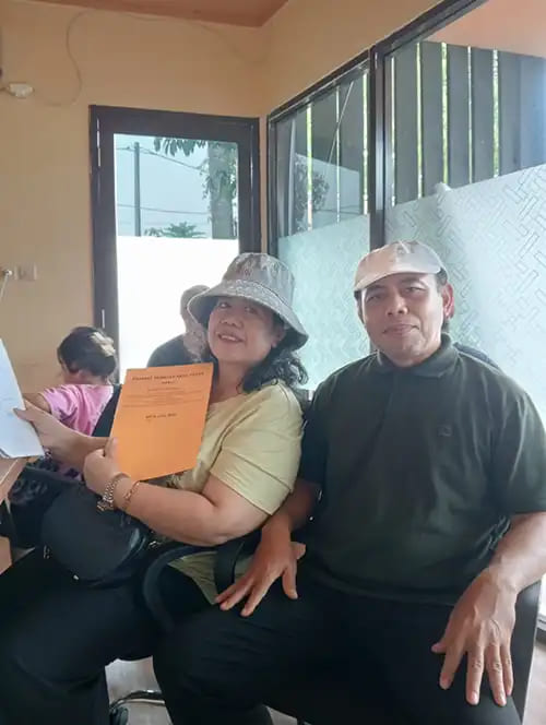 serah terima sertifikat nuansa alam