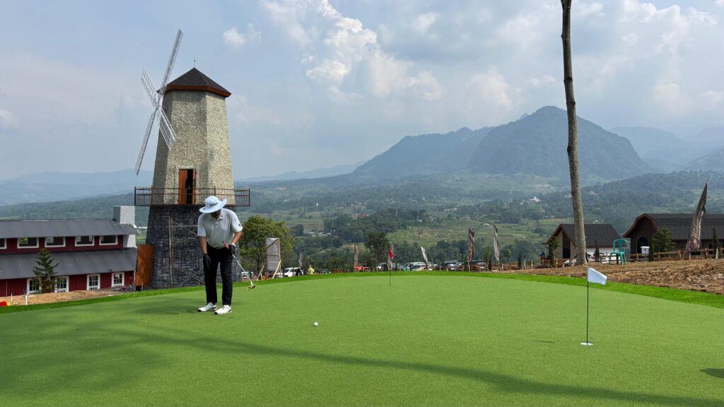 Lapangan mini golf the hanjawong villas